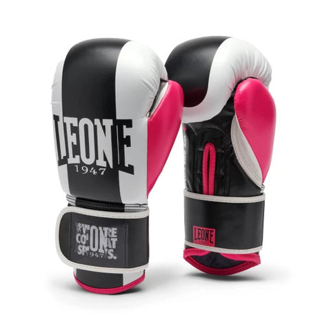 Guantes boxeo Leone 1947 GN334 Color Block negros