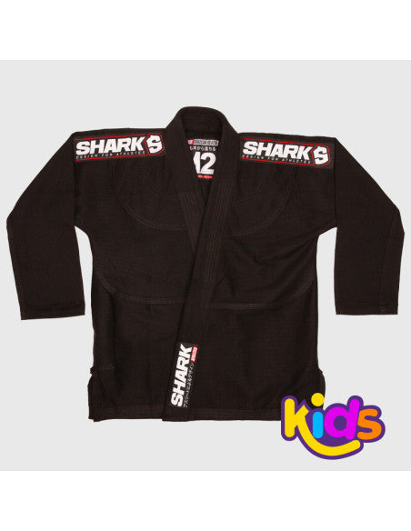 Kimono BJJ Shark SBS Kids negro