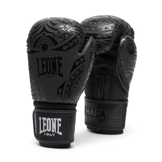 Guantes boxeo Leone 1947 Haka GN329 negros
