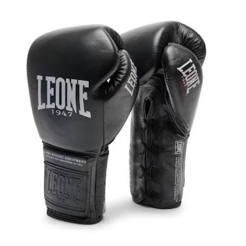 Guantes boxeo Leone 1947 GN111 The Greatest negros cuerdas