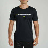 Camiseta manga corta Leone 1947 WACS ABX126 negra