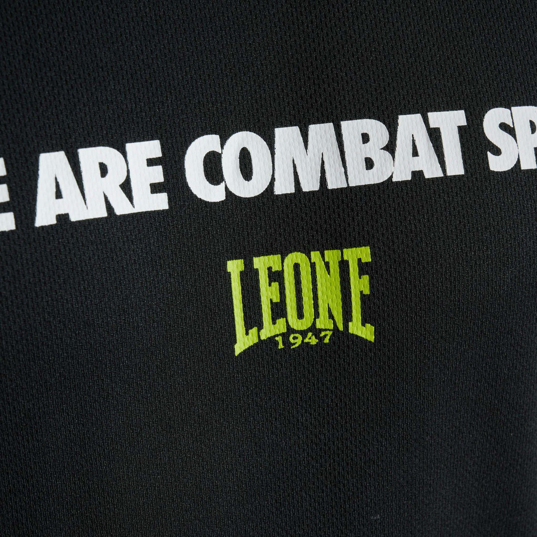 Camiseta logo wacs Leone 1947 negro 2