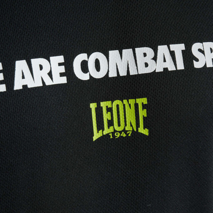 Camiseta logo wacs Leone 1947 negro 2