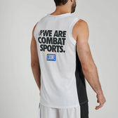 Camiseta tirantes Leone 1947 WACS ABX124 blanca