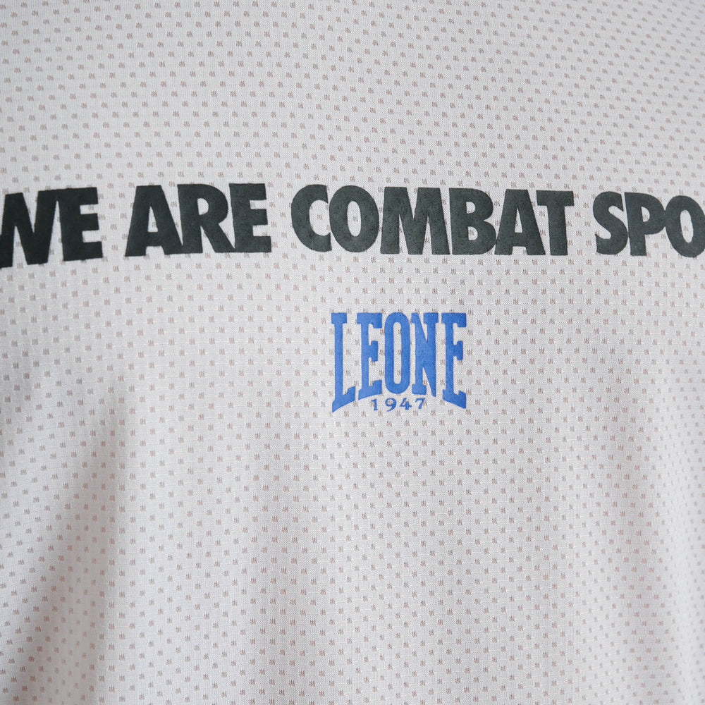 Camiseta tirantes Leone 1947 logo wacs blanca 2