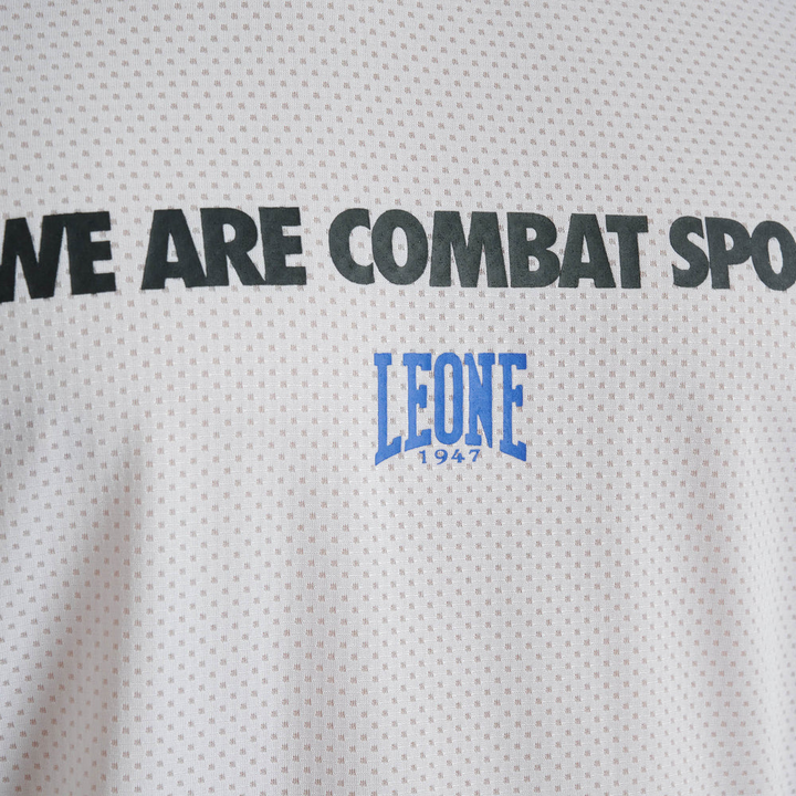 Camiseta tirantes Leone 1947 logo wacs blanca 2