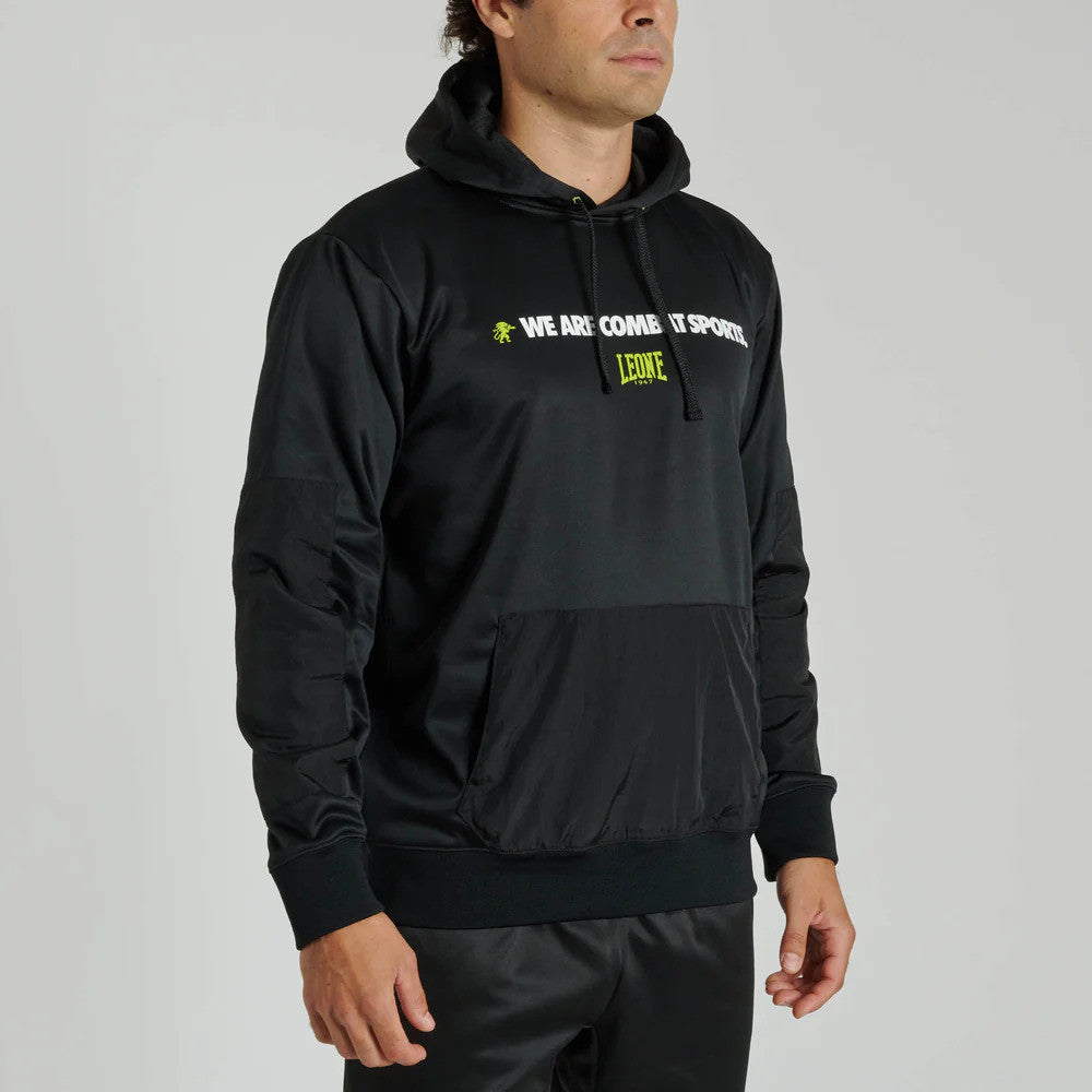 Sudadera Leone 1947 ABX127 WACS negra