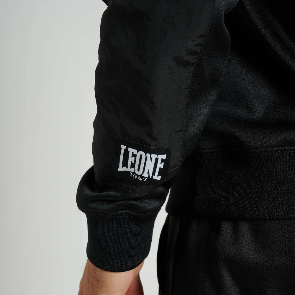 Sudadera ABX127 Leone 1947 logo wacs negra 2