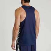 Camiseta tirantes Leone 1947 Iconic ABX401 azul marino