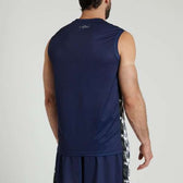 Camiseta sin mangas Leone 1947 Iconic ABX402 azul marino