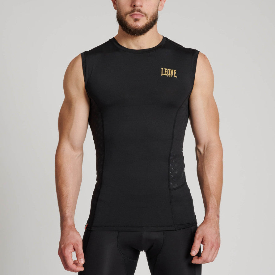 Camiseta compresión Leone 1947 DNA ABX704 negra