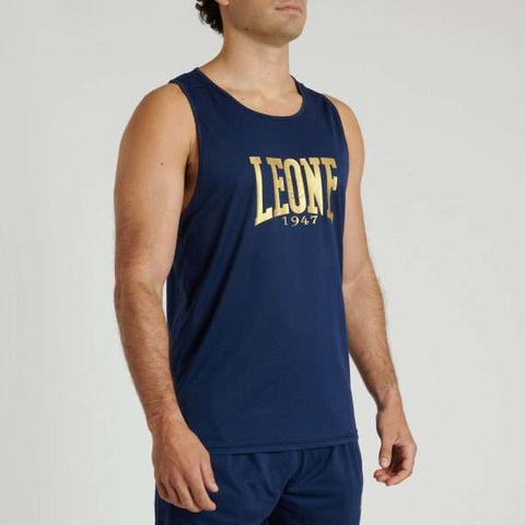 Camiseta tirantes Leone 1947 DNA ABX702 azul