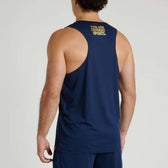 Camiseta tirantes Leone 1947 DNA ABX702 azul