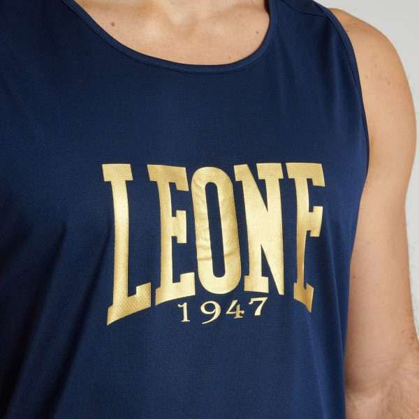 Camiseta tirantes ABX702 Leone 1947 DNA azul 2