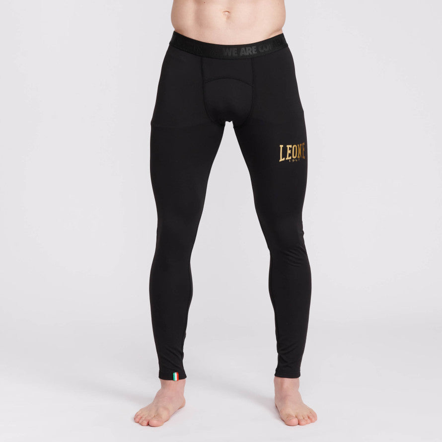 Leggings hombre Leone 1947 DNA ABX714 negro