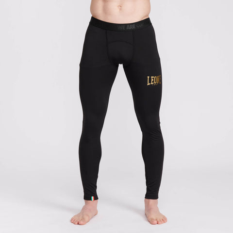 Leggings hombre Leone 1947 DNA ABX714 negro