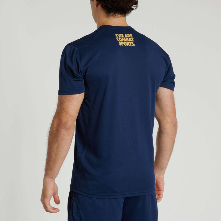 Maglietta con piccolo logo Leone 1947 DNA blu 1