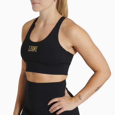 Top deportivo mujer Leone 1947 DNA ABX728 negro
