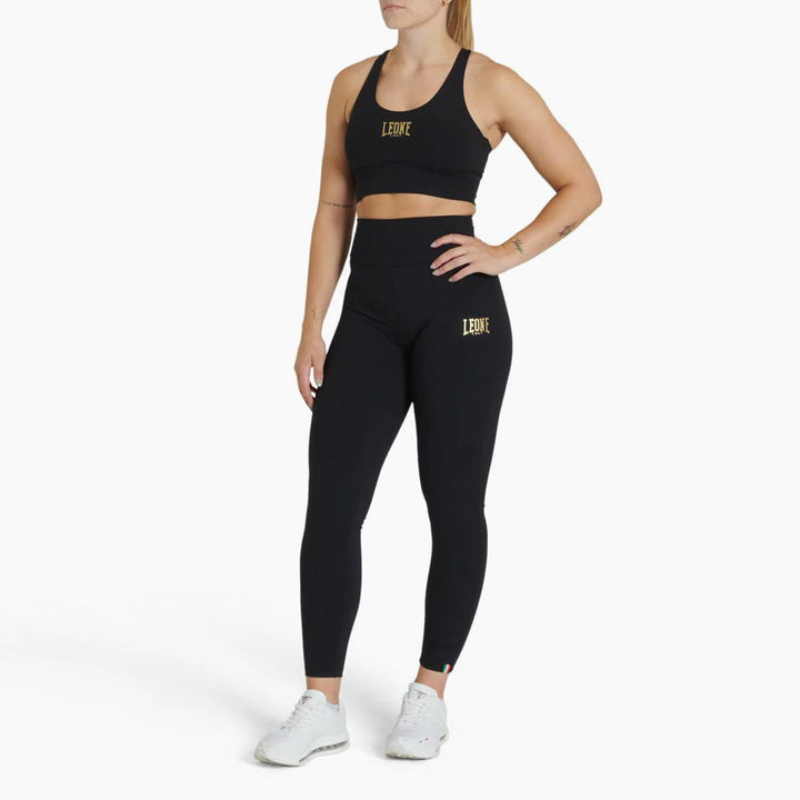 Top sport mujer DNA ABX728 Leone 1947 negro 1