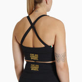 Top deportivo mujer Leone 1947 DNA ABX728 negro