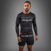 Rashguard Venum Eclipse manga larga negro ivory
