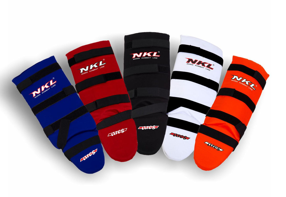 Espinilleras kick boxing NKL ares negra