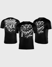 Camiseta creepy Buddha negra