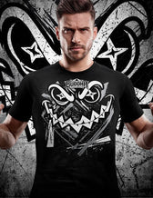 Camiseta creepy Buddha negra