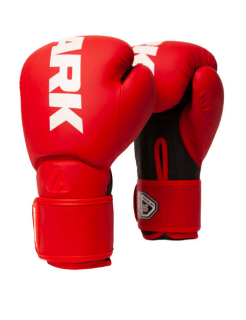 Guantes de muay thai Shark Boxing POWER 24 rojo