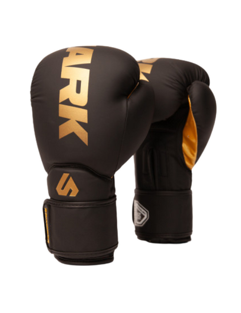 Guantes de boxeo Shark Boxing POWER 24 negro oro