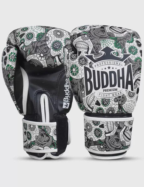 Guantes de muay thai Buddha fantasy mexican negros