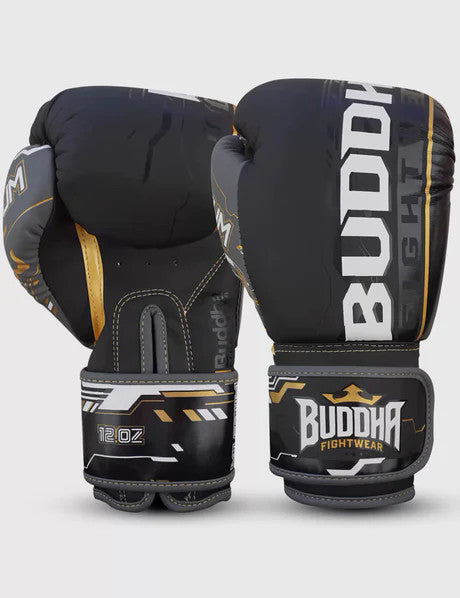 Guantes kick boxing Buddha millenium negro