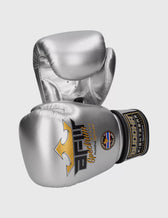 Guantes de boxeo Buddha spectrum metallic plata