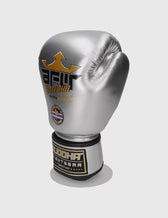 Guantes de boxeo Buddha spectrum metallic plata