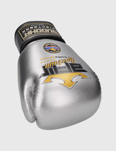 Guantes de boxeo Buddha spectrum metallic plata