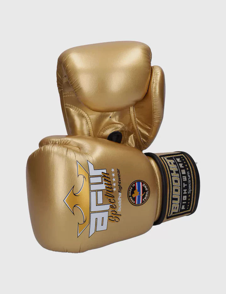 Guantes de boxeo Buddha spectrum metallic dorados