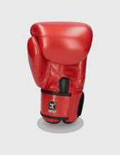 Guantes de muay thai Buddha spectrum metallic rojos