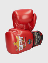 Guantes de muay thai Buddha spectrum metallic rojos