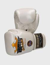 Guantes de boxeo Buddha spectrum metallic blanco