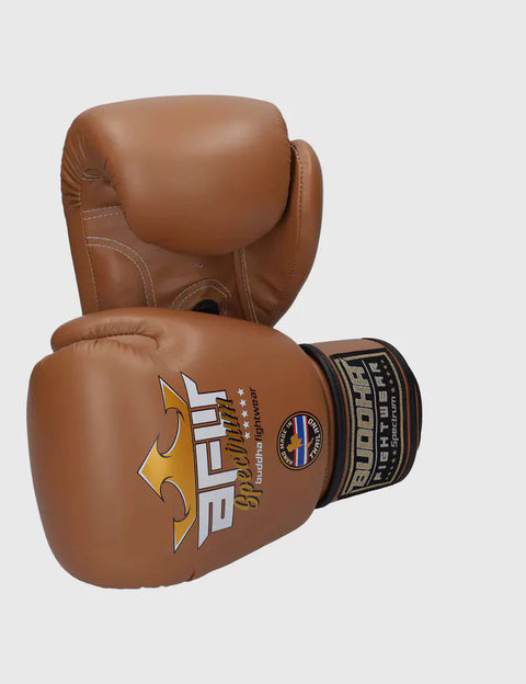Guantes de boxeo Buddha spectrum thailand brown