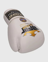 Guantes de boxeo Buddha spectrum thailand blanco