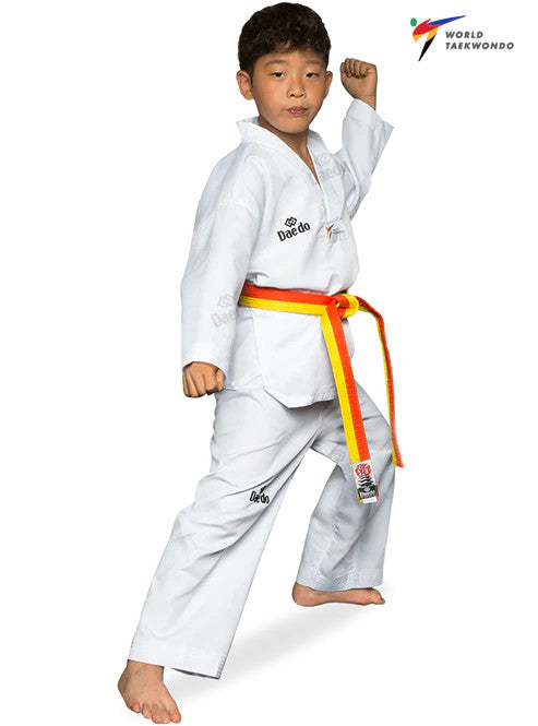 Dobok taekwondo TA1011 cuello blanco