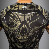 Rashguard MMA Venum invader negro beige