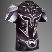 Rashguard grappling Venum gladiator 3.0 negro blanco