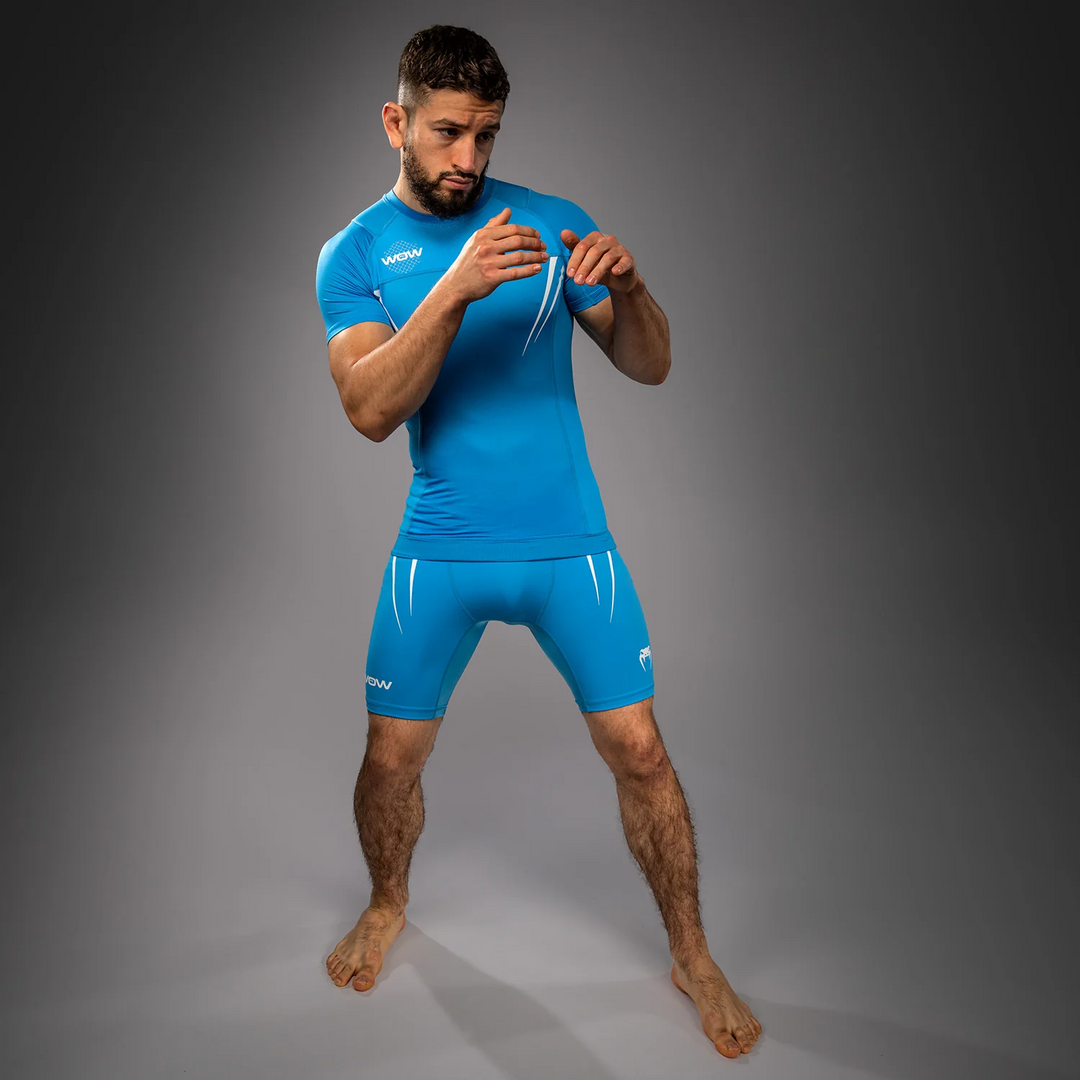 Rashguard MMA Venum x WOW FC pacific blue 1