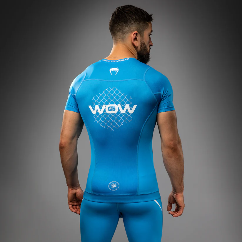 Rashguard MMA Venum x WOW FC pacific blue 2