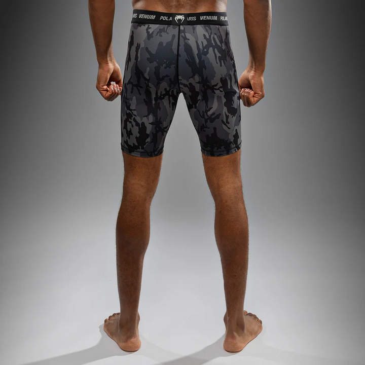 Vale tudo shorts Venum x polaris negro gris tormenta 4