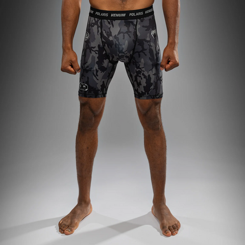 Vale tudo shorts Venum x polaris negro gris tormenta
