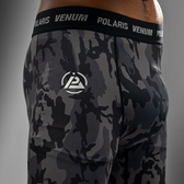 Vale tudo shorts Venum x polaris negro gris tormenta
