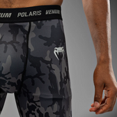 Vale tudo shorts Venum x polaris negro gris tormenta